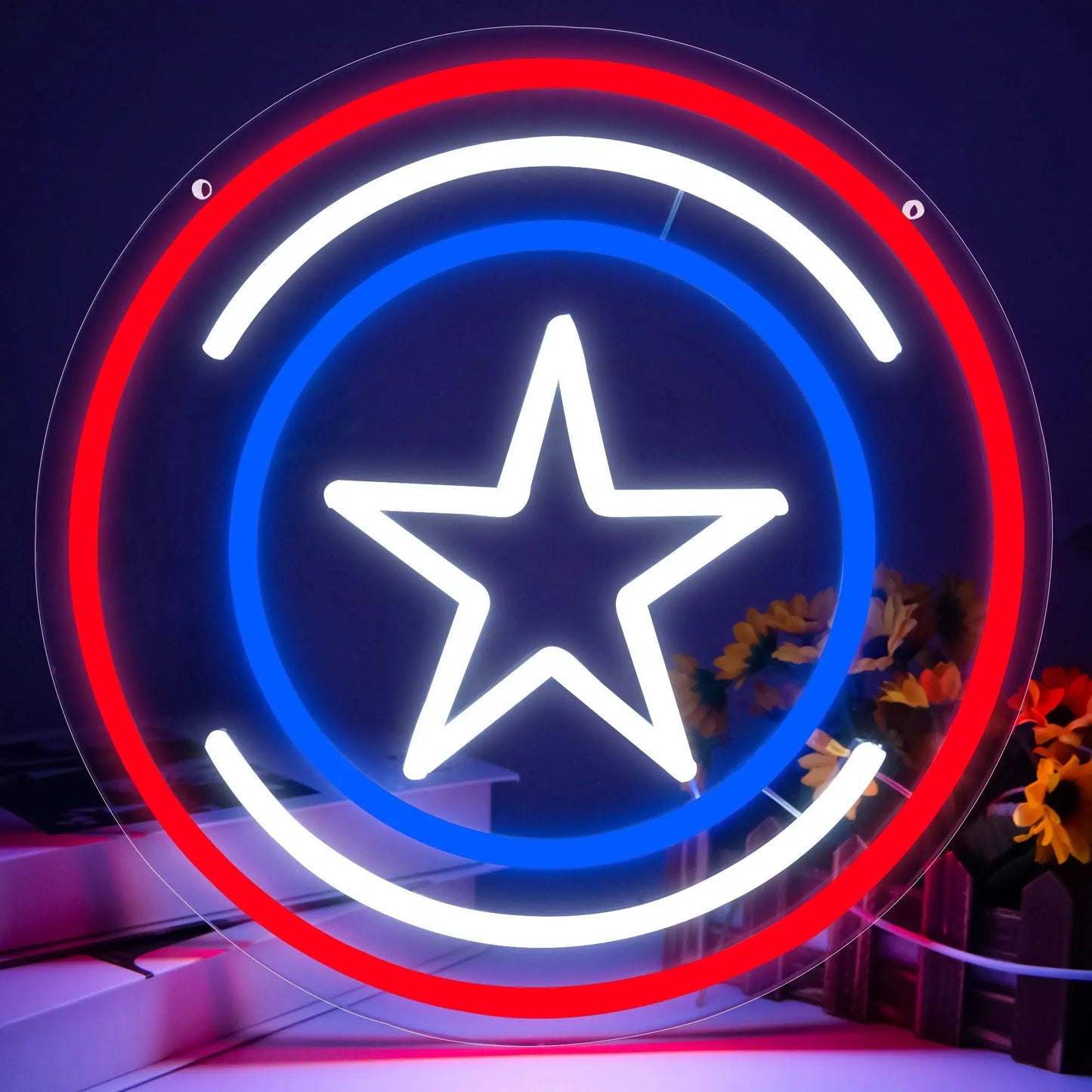 |Néon Bouclier Captaine America| ONeon