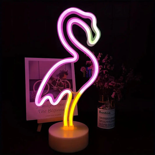 |Flamant Rose Néon| ONeon