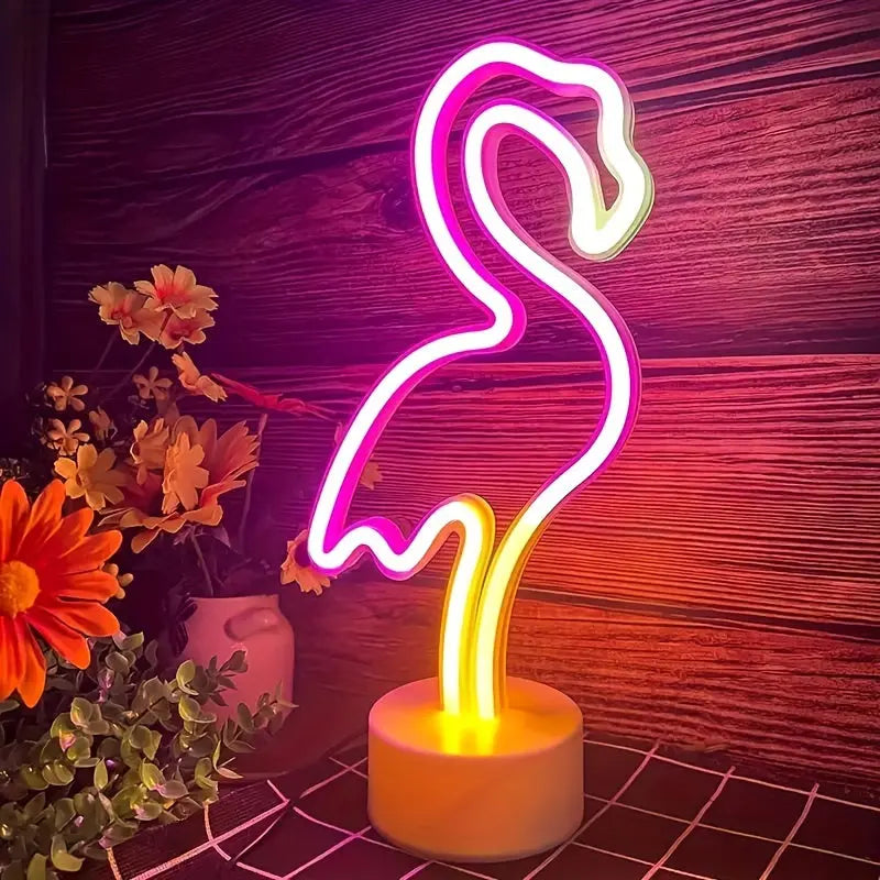 |Flamant Rose Néon| ONeon