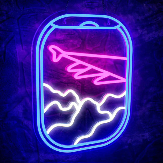 |Néon Airplane Window| ONeon