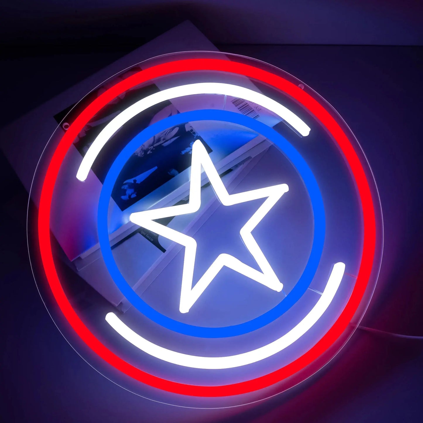 |Néon Bouclier Captaine America| ONeon