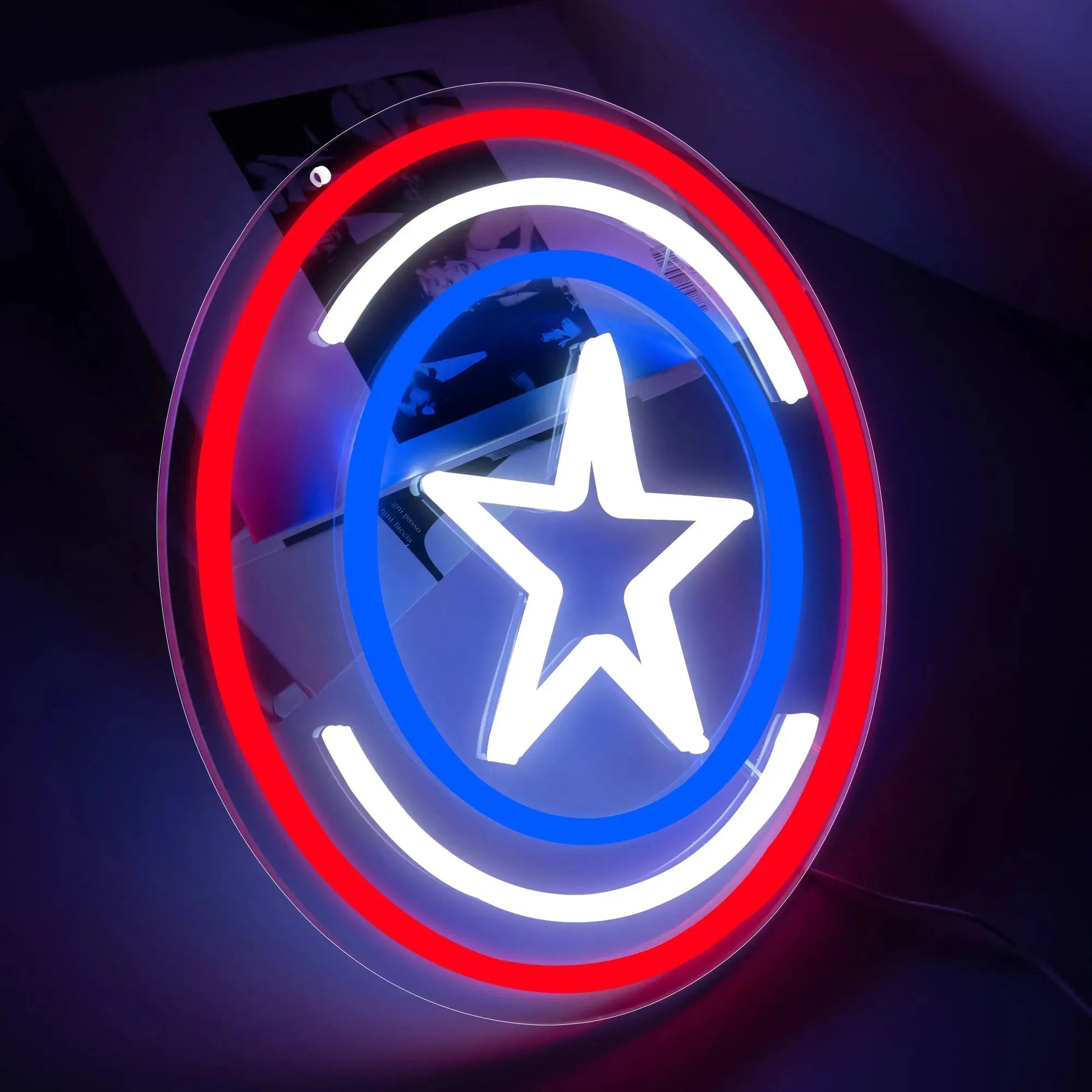 |Néon Bouclier Captaine America| ONeon