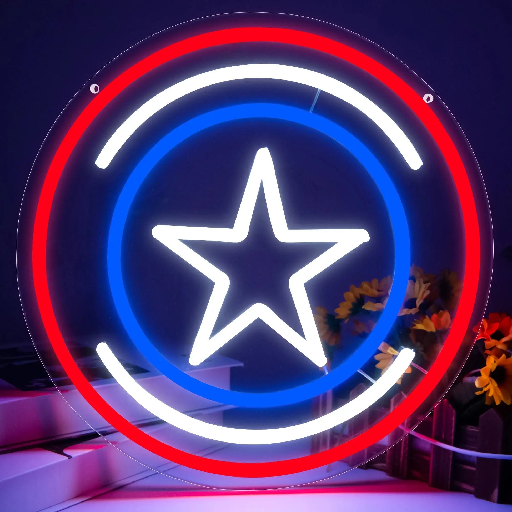 |Néon Bouclier Captaine America| ONeon
